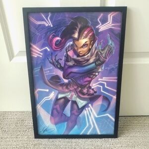 Overwatch Somra Game Art Print Poster Comic Con